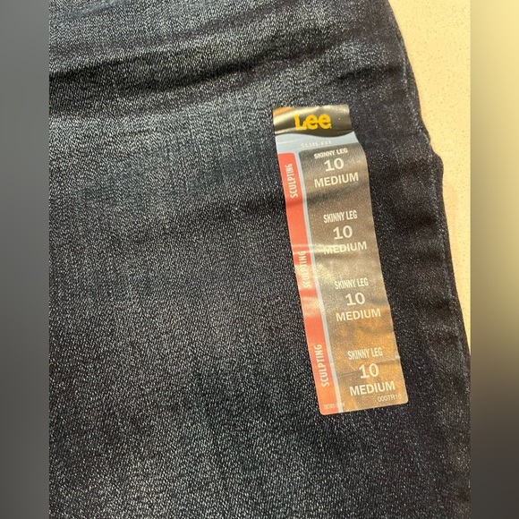 NEW Slim Fit Mid Rise Skinny Leg Jeans- 10 Medium Nightingale - Picture 9 of 13